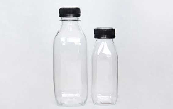 Disposable PET cold pressed juice square 16oz 500ml plastic juice bottles wholesale