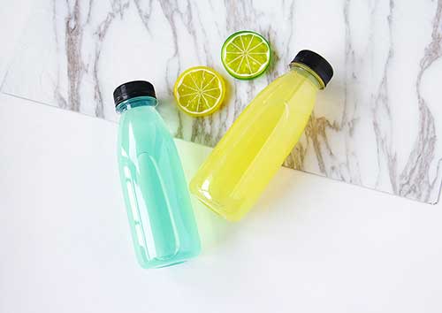 200ml BPA Free small empty plastic milk bottles with tamper proof caps