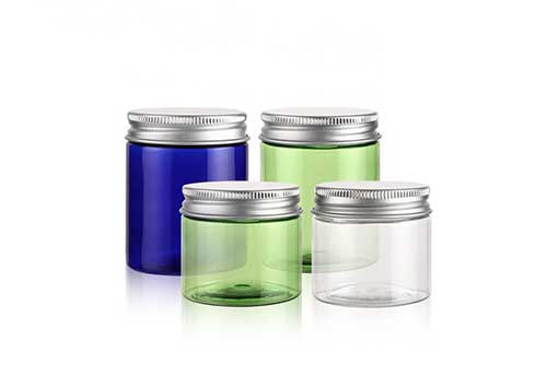 4oz clear plastic cosmetic cream jars with lids in bulk