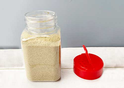 BPA free 4oz 120ml square plastic spice jars bulk for powder/spices/herbs