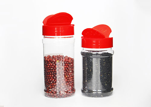 Cheapest manufacturer for clear PET cylinder plastic spice containers with lids