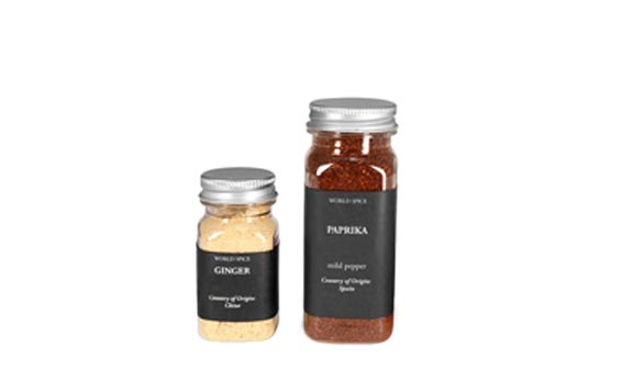 Wholesale clear 100ml plastic shaker bottles for spices with flip top lids