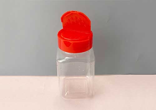 BPA free 4oz 120ml square plastic spice jars bulk for powder/spices/herbs